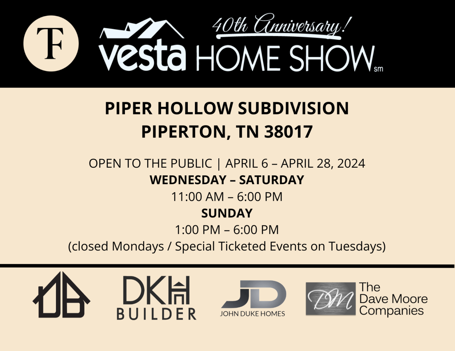 2024 VESTA Home Show The Firm